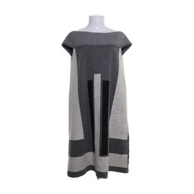 Jurk (Grijs) van Yves Saint Laurent Nylon, Wol