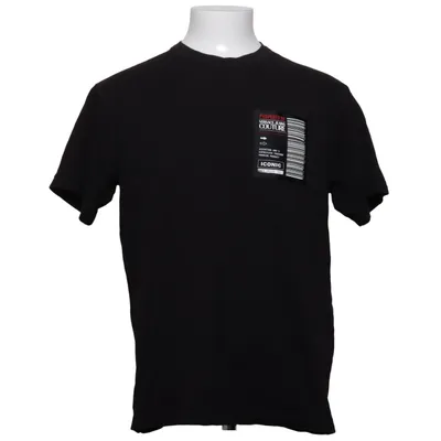 T-shirt (Zwart) van Versace Jeans Couture Katoen