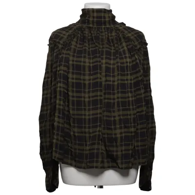Schluppenbluse (Braun, Grün) von Proenza Schouler Viskose