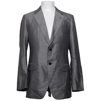 Blazer (Gris) de Prada Soie, Laine