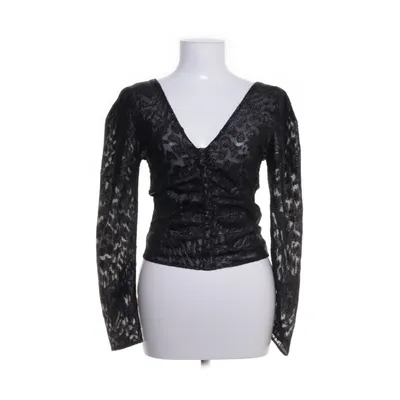 Blouse (Zwart, Zilver) van Mango Polyester