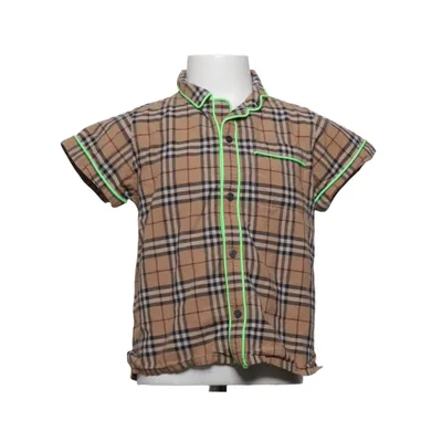 Korte mouwen shirt (Bruin, Meerkleurig) van Burberry Children Katoen