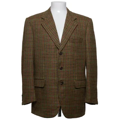 Blazer (Marron, Multicolore) de Lanvin Cachemire, Viscose, Laine