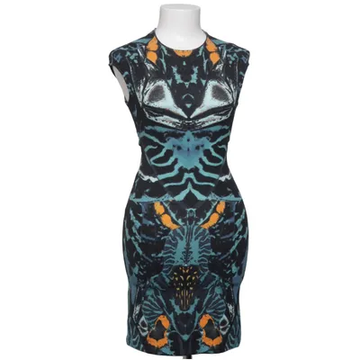Robe (Bleu, Noir, Orange, Multicolore) de Alexander McQueen Élasthane, Polyamide, Viscose