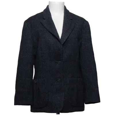 Blazer (Grå, Blå) fra Thomas Burberry Viscose, Uld