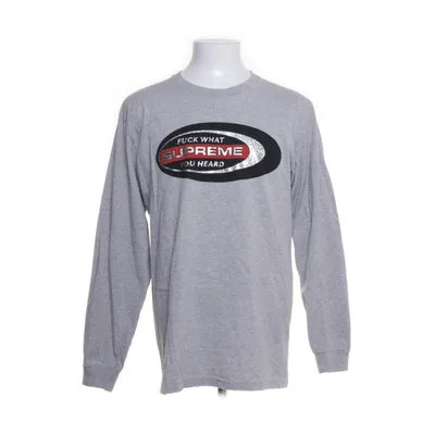 Långärmad t-shirt (Grå) från Supreme Bomull, Polyester