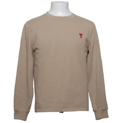 Langærmet t-shirt (Beige) fra AMI Økologisk bomuld