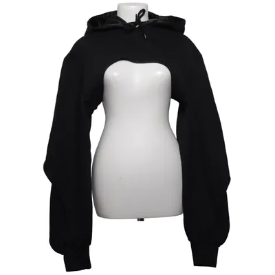 Hoodie (Black) from Mugler Nylon, Organic cotton