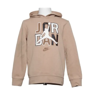 Sweat à capuche (Beige) de Nike Air Jordan Coton, Polyester