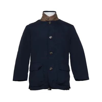 Jacka (Blå) från Loro Piana Bomull, Polyamid, Polyester