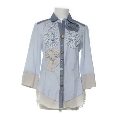 Skjorta (Blå, Grå, Vit) från Piro Bomull, Polyester