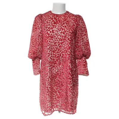 Klänning (Röd, Flerfärgad) från By Malina Nylon, Polyester, Viskos