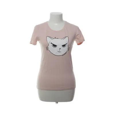 T-shirt (Pink, Flerfarvet) fra Karl Lagerfeld Bomuld, Elastan