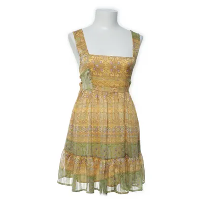 Jurk (Geel, Groen, Meerkleurig) van Forever 21 Metallvezel, Polyester