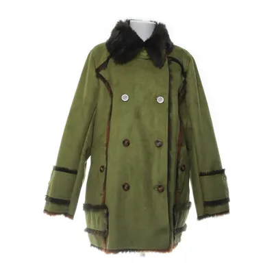 Shearling jas (Groen) van Kriss Sweden Acryl, Polyester