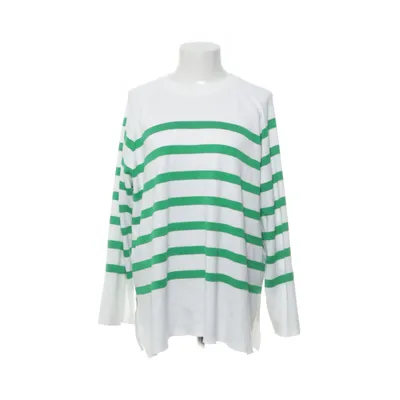 Sweater (White, Green) from Object Polyester, Viscose