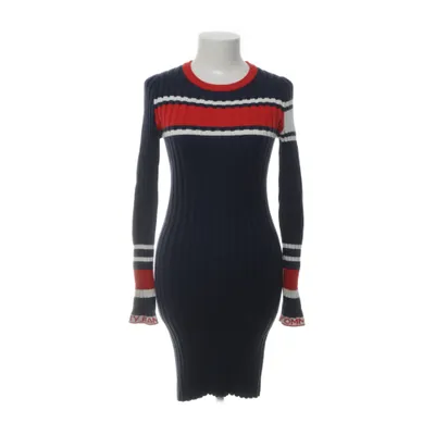 Jurk (Blauw, Rood) van Tommy Hilfiger Jeans Acryl, Katoen