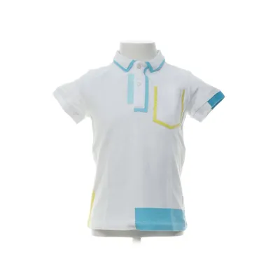 Poloshirt (Wit) van Jacadi Katoen, Elastaan, Polyester