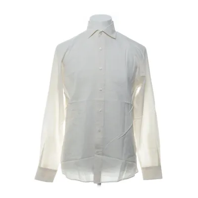 Skjorte (Beige) fra Ralph Lauren Purple Label Bomuld, Silke