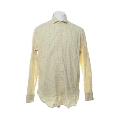 Skjorta (Gul, Blå) från The Shirt Factory Bomull