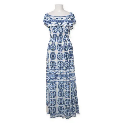 Långklänning (Blå, Vit, Flerfärgad) från Bodyflirt Boutique