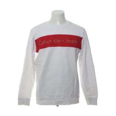Sweatshirt (Wit) van Calvin Klein Jeans Katoen