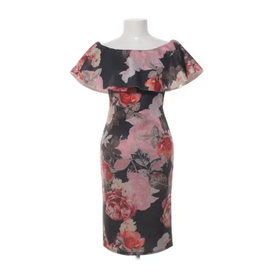 Klänning (Svart, Flerfärgad) från Evita Polyester, Elastan