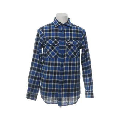Flanellen overhemd (Blauw) van Biltema Katoen
