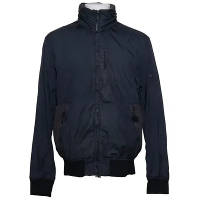 Jacka (Blå) från Stone Island Bomull, Polyamid