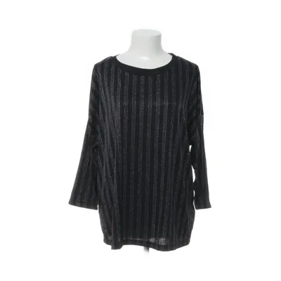 Långärmad t-shirt (Svart, Vit) från Nümph Elastan, Metallfiber, Polyamid