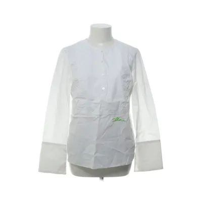 Blouse (Wit) van Longchamp Katoen, Elastaan