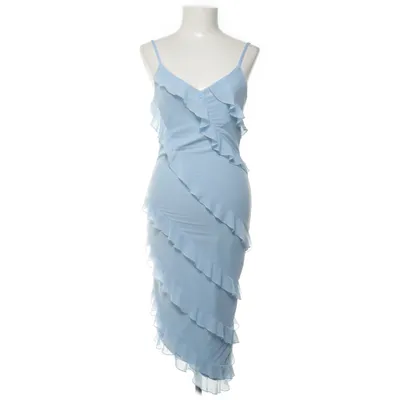 Klänning (Blå) från Shein Elastan, Polyamid, Polyester