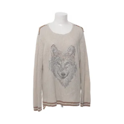 Tröja (Beige, Brun) från Princess Goes Hollywood Rävpäls, Nylon, Ull