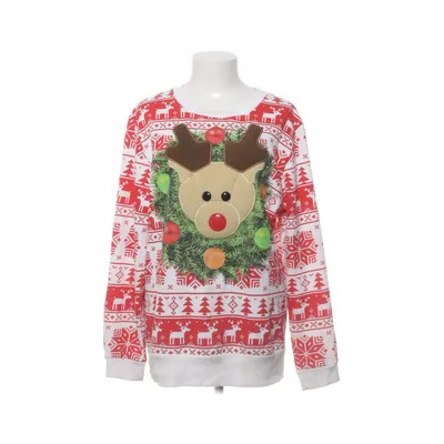 Pull de Noël (Rouge, Blanc, Multicolore) de Mad Engine Coton, Polyester