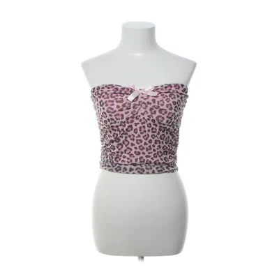 Tubtopp (Rosa, Svart) från Romwe Elastan, Polyester