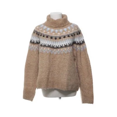 Polotröja (Beige, Flerfärgad) från H&M Akryl, Alpackaull, Polyamid, Polyester