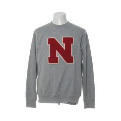 Sweatshirt (Gray, Red) from New Black Cotton, Polyester