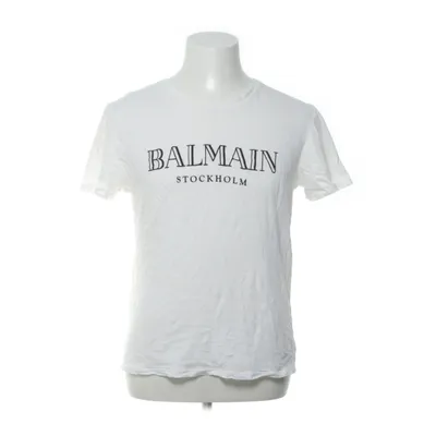 T-shirt (White) from Balmain x H&M Cotton