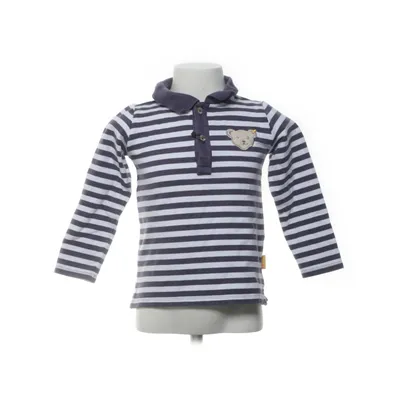 Pikétröja (Blå, Vit) från Steiff Bomull, Elastan