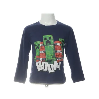 Långärmad t-shirt (Blå, Grön, Röd) från Minecraft Bomull