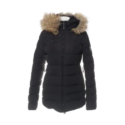Dunjacka (Svart) från Hollies Dun, Pälsimitation, Fjädrar, Polyester