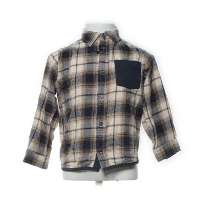 Chemise en flanelle (Beige, Bleu, Blanc) de POMPdeLUx Coton