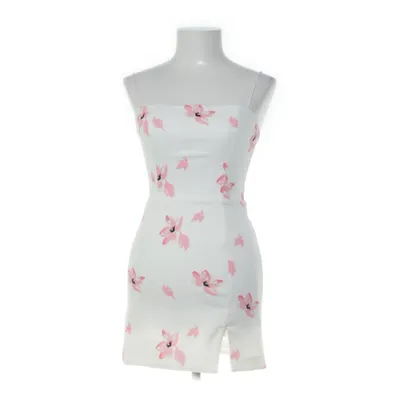 Klänning (Vit, Rosa) från Hello Molly Bomull, Polyester