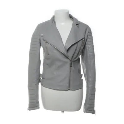 Bikerjakke (Grå) fra Voyelles Polyurethan, Polyester