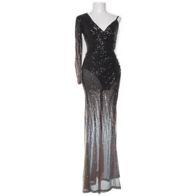 Aftonklänning (Svart) från Fashion Nova Polyester, Elastan