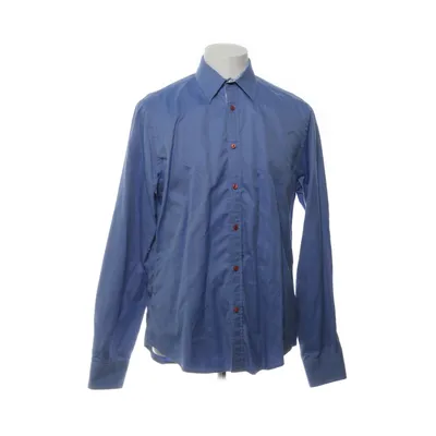 Shirt (Blauw) van Riley Katoen