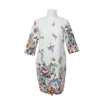 Dress (White, Multicolored) from VUBU Elastane, Polyester