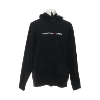 Capuchon sweater (Zwart) van Tommy Hilfiger Jeans Katoen, Polyester