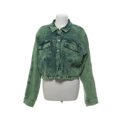 Jeansjacka (Grön, Blå) från Gestuz Bomull, Elastan, Lyocell