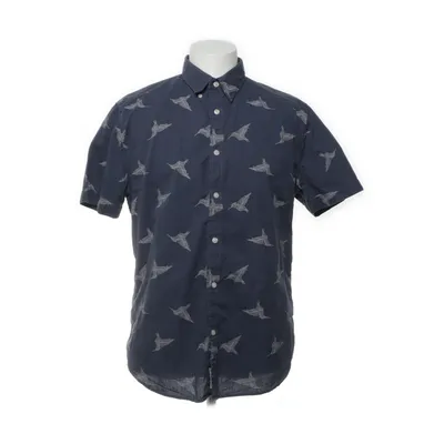 Korte mouwen shirt (Blauw, Wit) van East West Katoen